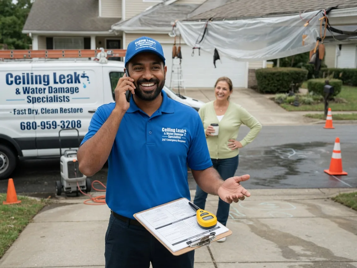 Ceiling Leak Cleanup Norway, IA FAQs